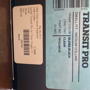 Winter sports clear goggle